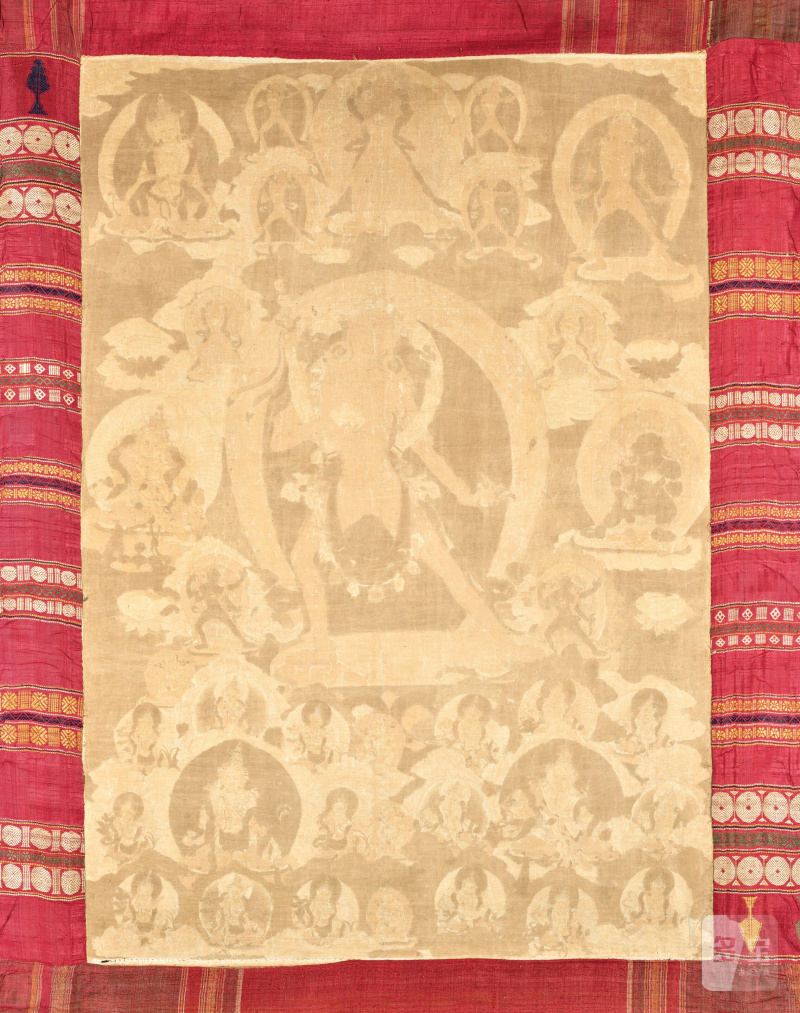 THANGKA REPRÉSENTANT VAJRAVARAHI  BHOUTAN, XVIIIE-XIXE SIÈCLE - 图10